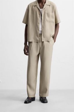RELAXED FIT FLOWING TROUSERS - Zara фото 12