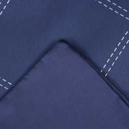 Постельное бельё Этель дуэт Cage: dark blue, 143х215 см-2шт, 215х240 см, 50х70+3 см-2 шт, мако-сатин, 114г/м2  фото 5