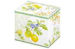 Кружка 350 мл 11,5*8,2*10 см Лимоны бочонок, NEW BONE CHINA - Elan gallery фото 7