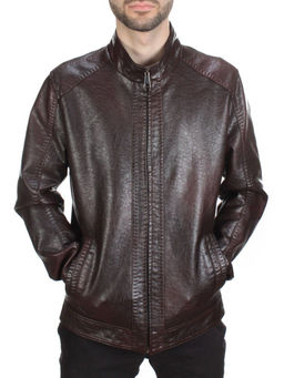 211 BROWN Куртка из эко-кожи мужская