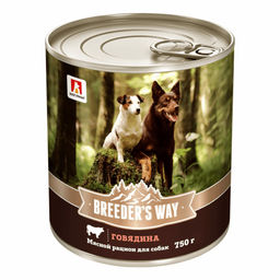 Зоогурман д/соб. Breeders Way ж/б 750 г. Говядина 1/9 7590