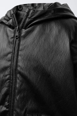 FAUX LEATHER PUFFER JACKET - Zara фото 5