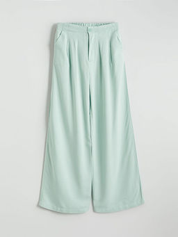 Beli Lastikli Pileli K?z ?ocuk Pantolon