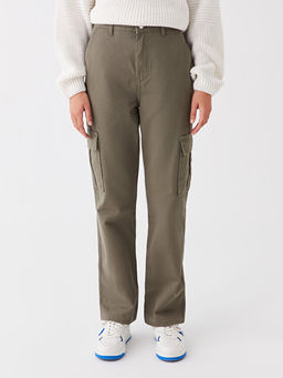 Standart Fit Kad?n Kargo Pantolon