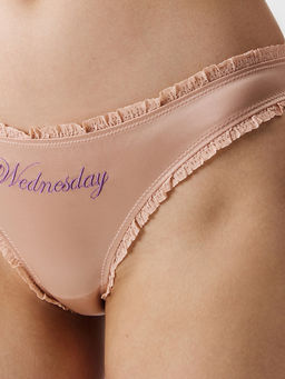 Infinity / Трусы женские в наборе из 5 шт. Selia черный с бежевым - Infinity Lingerie фото 7