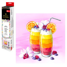 Набор для творчества Алмазная мозаика арт. 65553 / 50 ТРОПИЧЕСКИЙ КОКТЕЙЛЬ