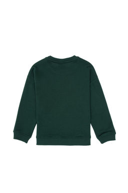 Erkek _ocuk Koyu Ye_il Bisiklet Yaka Basic Sweatshirt - U.s. polo assn фото 2