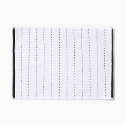 Коврик махровый «Этель» Lines, 50×70 см, хлопок 100%, белая