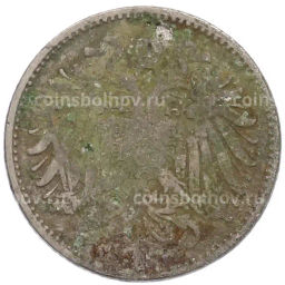 Монета 10 геллеров 1893 года Австрия