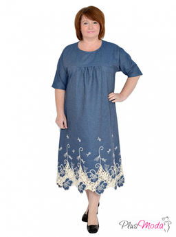 Платье Модель №597 размеры 44-82 - Plusmoda фото 9