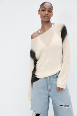 FADE PRINT KNIT SWEATER - Zara фото 2
