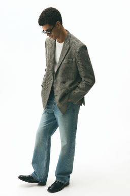 Americana en mezcla de lana Relaxed Fit - H&m фото 5