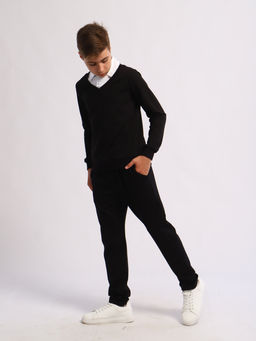 Джемпер-обманка "Альберт-1" черный