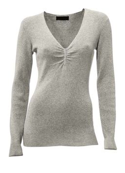 Пуловер, серый - Patrizia dini фото 2