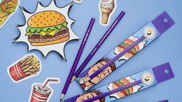 ВКФ Карандаш со смешными фразами SUV-031 Карандаш графитный заточенный ТМ (HB) 16 шт. мечтай