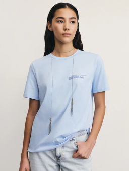 Базовая футболка с вышивкой / Zarina