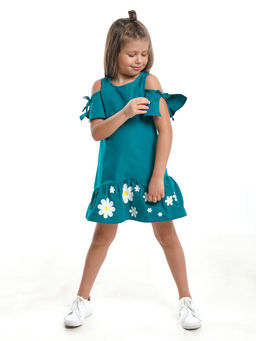 Платье летнее подростковое UD 4602 изумрудный - Mini maxi фото 5
