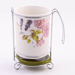 60264 Подставка д/стол/прибор 3пр Розовый сад доломит LR(х24)