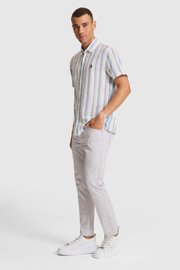 Erkek A__k Gri Kanvas / Chino Pantolon