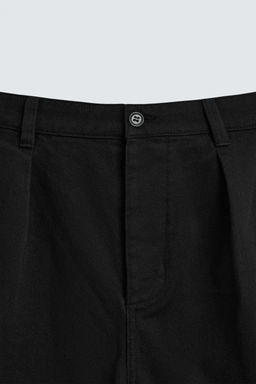 RELAXED FIT BERMUDA SHORTS WITH PLEATS - Zara фото 26