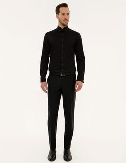 Siyah Slim Fit Smokin G_mlek - Pierre cardin фото 4