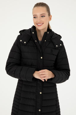 Женское черное пальто - U.s. polo assn фото 3