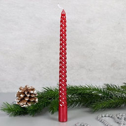 Свеча стержень 4 штуки 25 см витая / GL-10-4 /уп 36/144/ - Галеонтрейд фото 14