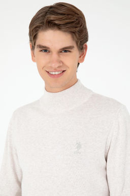 Мужской базовый свитер из каменного меланжа - U.s. polo assn фото 2