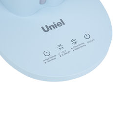 ULM-D150 15W/3000-6500K/DIM BLUE Светильник настольный светодиодный с подставкой под телефон и канцелярские принадлежности. С ночной подсветкой. Сенсорный выключатель. Диммер. Голубой. TM Uniel