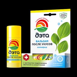 ДЭТА АКВА (AQUA) бальзам после укусов 10мл