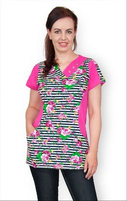 Туника трикотажная с карманами (257-3)