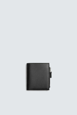 CARTERA MONEDERO LISO / Negro