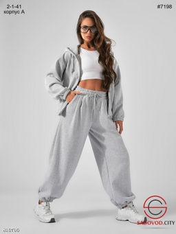 Тёплый спортивный костюм с зипкой и капюшоном - Bruno фото 3