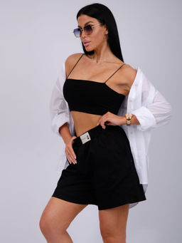 Шорты Сати, сатин хлопок 97% - Малина фото 75