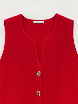 Приталенный жилет с баской ZR2605023308-70 / Zarina