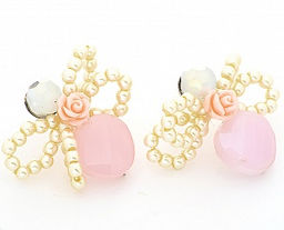 Серьги Розочка PR2880 розовый