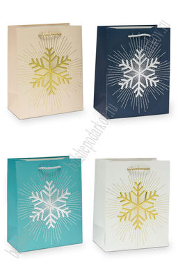 Пакет Новогодний 18*23*10 см (12 шт) SF-7568, микс №34