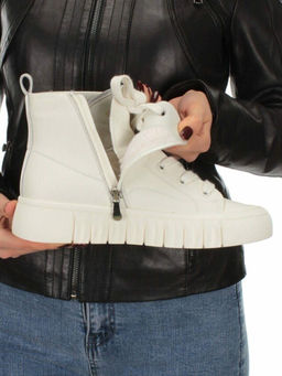 04-YSN2285-2 WHITE Ботинки женские зимние - No name фото 3