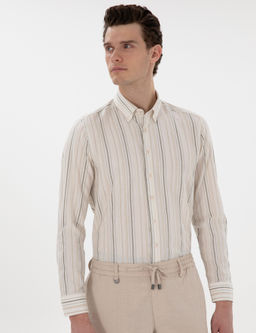 Рубашка Regular Fit хаки