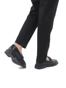 06-DYL122-1 BLACK Туфли женские (натуральная кожа)