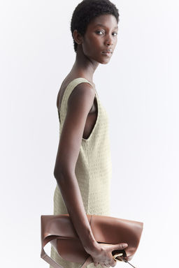 Maxivestido de punto con textura - H&m фото 3