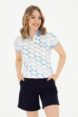 Женская темно-синяя футболка - U.s. polo assn фото 8