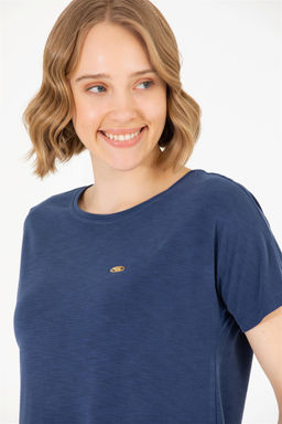 U. S. Polo Assn Женская темно-синяя футболка с круглым вырезом - U.s. polo assn фото 9