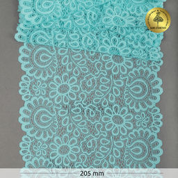 Кружево-стрейч KRUZHEVO арт.TBY.YSTL00839 шир.205мм цв.L422 тиффани уп.25м