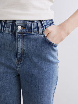 Джинсы Beli Lastikli Slim Mom женские