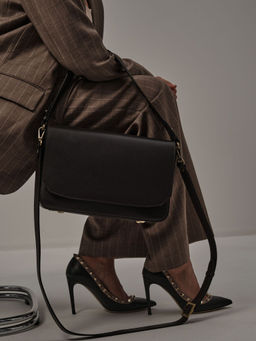 Сумка на плечо Deboro 30512 темно-коричневый