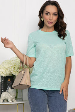 Футболка Нэсти (мята) Б14078-10М - Lt collection фото 6