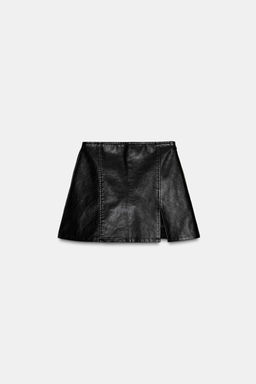 FAUX LEATHER SKORT - Zara фото 6
