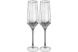 Набор 2 бокалов для шампанского 300 мл 6,2*6,2*28 см ICE, прозрачный - Elan gallery фото 4