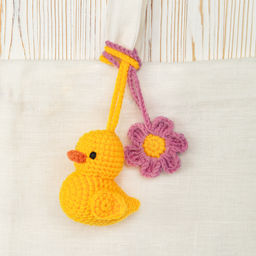 Набор для вязания Miadolla AMG-MN-0152 Уточка и цветок  фото 4